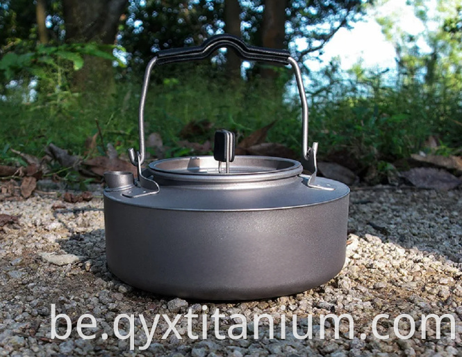 titanium camping kettle